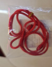 梅派手工編織男女紅繩項鏈繩平安扣玉佩玉墜掛件繩子吊墜掛繩掛脖 成人免綁款 紅色 粗約2mm 曬單實(shí)拍圖