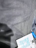 JEANSWEST LIFE真維斯加絨衛衣男秋冬季加厚保暖外套三角設計重磅灰色圓領(lǐng)上衣 曬單實(shí)拍圖