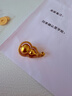 中鑫珠寶福來(lái)運轉古法黃金葫蘆吊墜旋轉葫蘆掛墜足金999項鏈男女 7.96g 曬單實(shí)拍圖