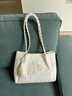 愛(ài)情海帆布包包女包大容量單肩托特包輕奢品牌生日禮物高級感送女友老婆 曬單實(shí)拍圖