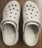 卡駱馳（CROCS）貝拉洞洞鞋厚底拖鞋|210062 冬日白-11S 37/38(230mm)  曬單實(shí)拍圖