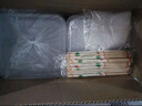 沉弗一次性飯盒加厚分格餐盒多格外賣(mài)打包盒食品級大容量可微波快餐盒 1250ml透明四格50套 曬單實(shí)拍圖