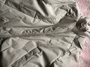 蕉下（beneunder）氣絨外套女夾克保暖中暖可機洗戶(hù)外棉服CL004薄灰綠M 曬單實(shí)拍圖