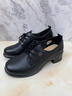 蜘蛛王女鞋2025新款秋季英倫風(fēng)真皮單鞋粗跟高跟小皮鞋中年媽媽鞋子女款 黑色【雙層真皮】 37 曬單實(shí)拍圖