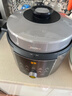 美的（Midea）【國家補貼】112KPa小鋼炮電壓力鍋5L雙膽高壓鍋0涂層智能預約家用煲湯煮飯電飯煲4-6人MY-E5830G 曬單實(shí)拍圖