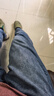 京東京造牛仔褲男秋季男士寬松錐形褲子男士休閑長(cháng)褲 中藍 34 曬單實(shí)拍圖