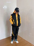 G.DUCKKIDS小黃鴨童裝男童套裝秋冬季兒童衣服男大童馬甲衛衣衛褲保暖三件套 黃色 140 尺碼9~10歲【130-140cm】cm 曬單實(shí)拍圖