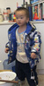 G.DUCKKIDS小黃鴨亮燈奧特曼男童羽絨服兒童新款外套加厚冬季洋氣冬裝寶寶童 藍色 110 曬單實(shí)拍圖