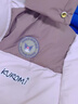 迪士尼品牌兒童羽絨服女童羽絨棉外套中長(cháng)款免洗女寶寶衣服女孩冬裝加厚 紫色【外套】 130 曬單實(shí)拍圖
