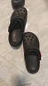 CROCS卡駱馳檀健次同款經(jīng)典洞洞鞋男沙灘鞋戶(hù)外沙灘包頭拖鞋女鞋|10001 黑色-001 41 /42(260mm) 曬單實(shí)拍圖