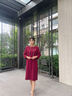 諾婔喜婆婆婚宴裝喜服兩件套2025新款媽媽婚宴禮服喜媽媽結(jié)婚禮服套裝 2561 紅色 3XL 推薦125-135斤（不挑膚色） 曬單實拍圖