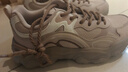 鴻星爾克貓爪女鞋新款運動(dòng)鞋網(wǎng)面透氣鞋子休閑鞋增高厚底老爹鞋 山藥灰 37 曬單實(shí)拍圖