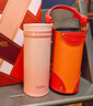 膳魔師（THERMOS）保溫杯女士口紅杯學(xué)生水杯不銹鋼杯子禮盒裝生日禮物TCNO 【蜜桃烏龍】附杯套 260ml 熱賣(mài)推薦 曬單實(shí)拍圖