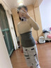 簡(jiǎn)約妮卡德國品牌羊絨護腰帶保暖腰部護胃腹部防著(zhù)涼男女秋冬熱敷防寒暖宮 雙層加厚黑色 M（適合80-100斤） 曬單實(shí)拍圖