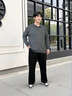 胖哥哥大碼男裝胖子男士休閑褲加肥加大直筒長(cháng)褲肥佬寬松男褲子 墨黑 5XL （250-280斤） 曬單實(shí)拍圖