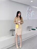Lily Wei【金砂】小香風(fēng)瑪麗珍單鞋大碼女拼色溫柔仙女風(fēng)平底小皮鞋 香檳色 36 曬單實(shí)拍圖
