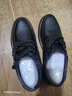 宜馳（EGCHI）皮鞋男商務(wù)休閑正裝鞋頭層牛皮耐磨透氣新款鞋 J6627 系帶款 40 曬單實(shí)拍圖