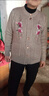 麓格立中老年人保暖上衣毛衣女奶奶秋冬加絨厚外套媽媽長袖針織休閑衣服 駝色 均碼建議【90-140】 曬單實拍圖
