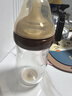 世喜新生兒防脹氣奶瓶2-3個(gè)月玻璃嬰兒仿母乳奶嘴240ml奶嘴孔隨機發(fā) 曬單實(shí)拍圖