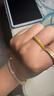 老廟黃金戒指足金古法花絲女戒送女友老婆生日節(jié)日禮物 約3.8g/16號(適用15-17#) 曬單實拍圖