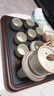 瓷牌茗茶具觀山自動(dòng)茶具整套汝窯泡茶器全套家用禮品功夫茶具排水茶盤套裝 《水墨觀山》自動(dòng)茶具八杯+茶盤 曬單實(shí)拍圖