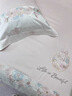 深水星藍家紡輕奢A類(lèi)高支全棉新疆長(cháng)絨棉花卉刺繡床上四件套純棉床單被套 熱銷(xiāo)爆款【A類(lèi)新疆長(cháng)絨棉】綺夢(mèng)-初戀粉 1.8米床單款四件套-被套200x230 曬單實(shí)拍圖