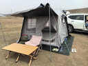 牧高笛（MOBIGARDEN）假日山居5.9帳篷 戶(hù)外露營(yíng)自動(dòng)速開(kāi)黑膠帳篷 NX23661011 晨霧白 曬單實(shí)拍圖