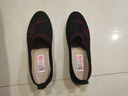 WVNE老人老北京布鞋女中老年人軟底老太太春秋輕便平底媽媽防滑奶奶鞋 黑色 5811 39 曬單實(shí)拍圖