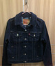 Levi's李維斯女士美式懷舊復古巴恩風(fēng)時(shí)尚深藍顯瘦牛仔夾克外套 深牛仔色 M 曬單實(shí)拍圖