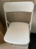 宜家（IKEA）VIHALS維哈斯新款折疊椅學(xué)習餐椅靠背家用椅子 白色 曬單實(shí)拍圖