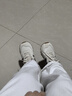 NEW BALANCE NB574官方休閑鞋女鞋復古舒適秋冬透氣網(wǎng)鞋輕便百搭潮流運動(dòng)鞋 米白色 WL574RCF 40 (腳長(cháng)25.5cm)尺碼詳詢(xún)客服 曬單實(shí)拍圖
