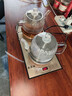 益茶福煮茶器全自動(dòng)上水電熱水壺底部上水嵌入式茶臺功夫茶飲水燒水一體機抽水玻璃蒸茶壺保溫泡茶壺 1L 長(cháng)嘴壺蒸茶套裝金色 曬單實(shí)拍圖