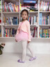 南瓜精靈兒童舞蹈服外套女童秋冬季長(cháng)袖保暖小披肩開(kāi)衫練功服跳舞坎肩上衣 淺粉色 120 (建議110-120cm 33-38斤) 曬單實(shí)拍圖