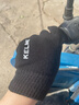卡爾美（KELME）騎行手套男毛線(xiàn)手套冬季保暖手套防寒觸屏手套跑步運動(dòng)訓練 黑色  曬單實(shí)拍圖