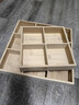 onlycook 日式竹木火鍋蔬菜盤(pán)九宮格拼盤(pán)分格備菜盤(pán)烤肉食材餐具餐用托盤(pán) 九宮格竹木備菜盤(pán) 曬單實(shí)拍圖