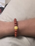 保真正品云南保山南紅瑪瑙手串女款滿(mǎn)色柿子紅老型珠手鏈單圈禮物 收藏級南紅老型蜜蠟款10mm 曬單實(shí)拍圖