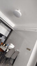 美的（Midea）風(fēng)扇燈餐廳吊扇燈led臥室燈隱形扇葉遙控三防燈具熟睡風(fēng)包安裝 曬單實(shí)拍圖