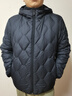 Navigare意大利小帆船男士輕薄款羽絨服秋冬季白鴨絨連帽保暖簡(jiǎn)約外套男裝 海軍藍 XL 碼 曬單實(shí)拍圖