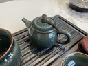 瓷許高端汝窯茶具整套家用中式陶瓷功夫茶具套裝辦公室茶壺茶杯禮盒裝 秘青瓷【一品天下-13頭】禮盒裝 曬單實(shí)拍圖