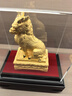 大明銅匠絨沙金祥瑞麒麟擺件家居玄關(guān)辦公室喬遷開(kāi)業(yè)禮品高檔工藝品 曬單實(shí)拍圖