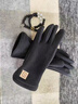 恒源祥手套女秋冬季毛絨2025新款高級感防風(fēng)防寒騎行開(kāi)車(chē)觸屏保暖棉手套 黑色 曬單實(shí)拍圖