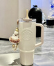星巴克（Starbucks）星杯系列漸變不銹鋼吸管杯“薯條杯”保溫杯473ml男女士送禮 藍色漸變款不銹鋼吸管杯473ml 曬單實(shí)拍圖