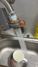 美的（Midea）凈水器水龍頭過(guò)濾器家用自來(lái)水濾水器直飲前置過(guò)濾器廚房衛生間通用除水垢除余氯雙出水可清洗濾芯 一機三芯【兩年免換濾芯】 曬單實(shí)拍圖