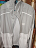 美津濃（MIZUNO）防曬衣男戶(hù)外皮膚衣夾克開(kāi)衫外套 白色/灰色 L 曬單實(shí)拍圖