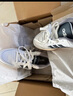 adidas ENTRAP美式校園風(fēng)運動(dòng)少年感復古籃球風(fēng)板鞋男女阿迪達斯 白色/藍色   42 曬單實(shí)拍圖