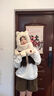 TUTORGOOSE2025新款狐貍毛絨帽子圍巾一體手套女秋冬季電動(dòng)車(chē)保暖騎車(chē)三件套 米色 適合頭圍54~58cm 曬單實(shí)拍圖