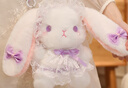 伊美娃娃Lolita兔子玩偶包包洛麗塔背包斜挎包毛絨玩具送女生女孩生日禮物 曬單實(shí)拍圖