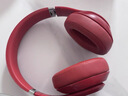 季朗適用Beats魔音Studio3耳機套Studio2耳罩錄音師2/3耳套wireless頭戴式海綿二代耳機罩配件保護套 【暗紅色-蛋白皮】耳機套一對；送撬機棒 曬單實(shí)拍圖