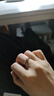MZMZ鉑金情侶戒指pt950白金結(jié)求訂婚對(duì)戒情人節(jié)生日禮物送女友老婆 本地倉(cāng)當(dāng)/次日達(dá)-輕奢一心愛(ài)你活口對(duì)戒 曬單實(shí)拍圖