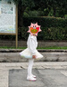 卡特兔兒童板鞋女童4-7歲閃燈童鞋2025秋新幼兒園小白鞋男童寶寶滑板鞋 白粉蝴蝶 28 內長(cháng)約18.0cm腳長(cháng)約16.8-17.4 曬單實(shí)拍圖